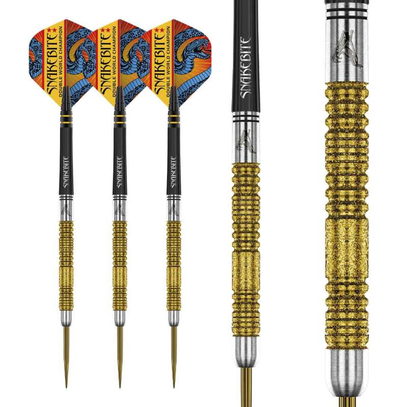 Peter Wright Snakebite Double World Champion SE Gold Plus Steel - 24g